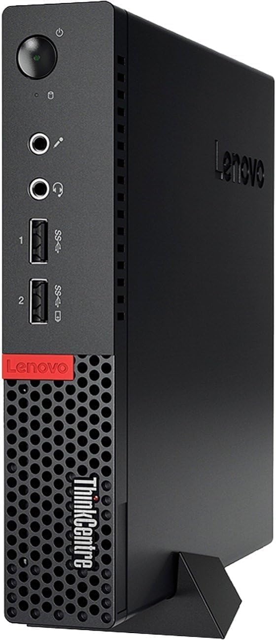 Lenovo ThinkCentre M910q Desktop Mini PC, Core i5-6500T, 8GB DDR4 RAM, 256GB SSD, WiFi, Wired Keyboard and Mouse, Windows 11 Pro (Renewed)