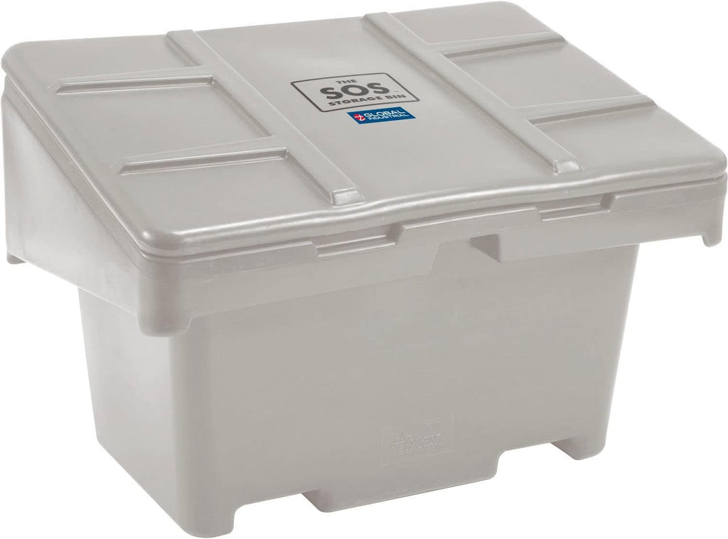 Global Industrial Lockable Outdoor Storage Container, 42' Lx29 Wx30 H, 11 Cu. Ft., Gray