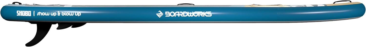 Boardworks SHUBU SUP - All Water Inflatable Stand-Up Paddle Board - SUP Includes Complete Kit with Paddle, Backpack Carry Bag, Leash, Dry Bag and Pump