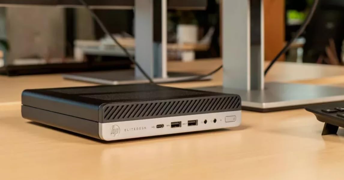 HP EliteDesk 800 G5 High-Performance Mini PC Desktop Compute, Core i7-9700T up to 4.8GHz, 16GB DDR4, 512GB SSD, Keyboard & Mouse, WiFi, Bluetooth, 4K Support, DP, Windows 11 Pro (Renewed)