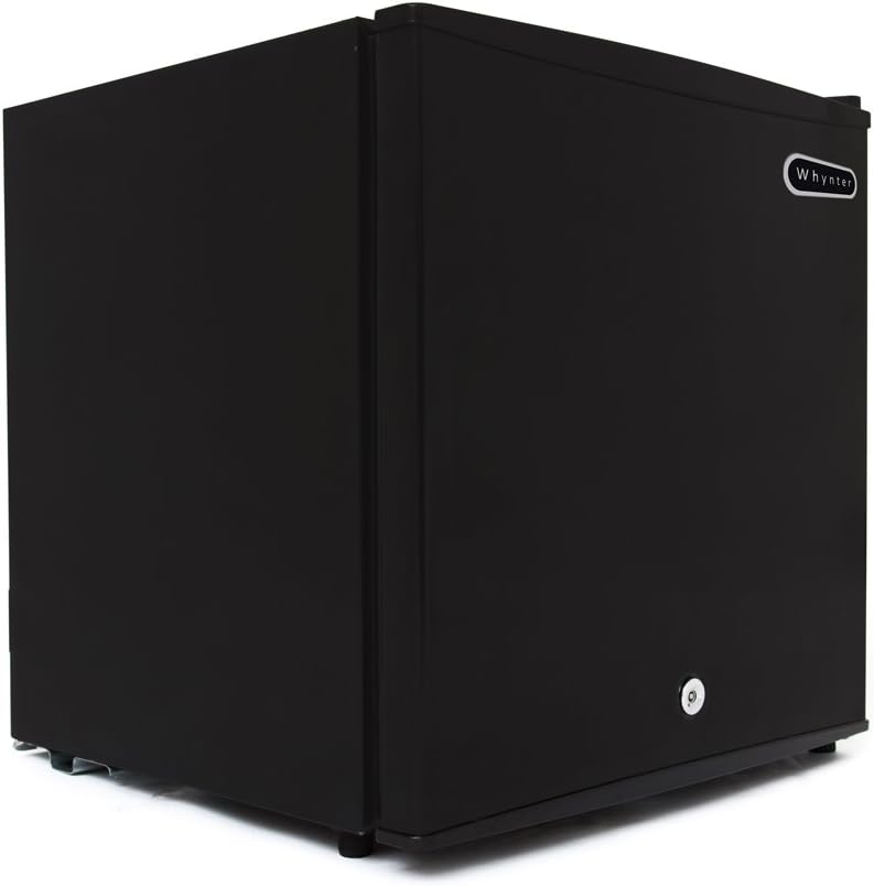 Whynter Upright Small Freezer Mini Freezer with Lock for Bedrooms, Dorms, Garages, Offices CUF-110B, Black Energy Star, 1.1 Cu Ft