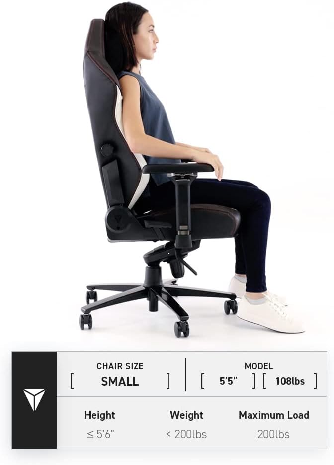 Secretlab Titan Evo Classic Gaming Chair - Reclining - Ergonomic & Comfortable Computer Chair with 4D Armrests - Magnetic Head Pillow & 4-Way Lumbar Support - Small - Black - Leatherette
