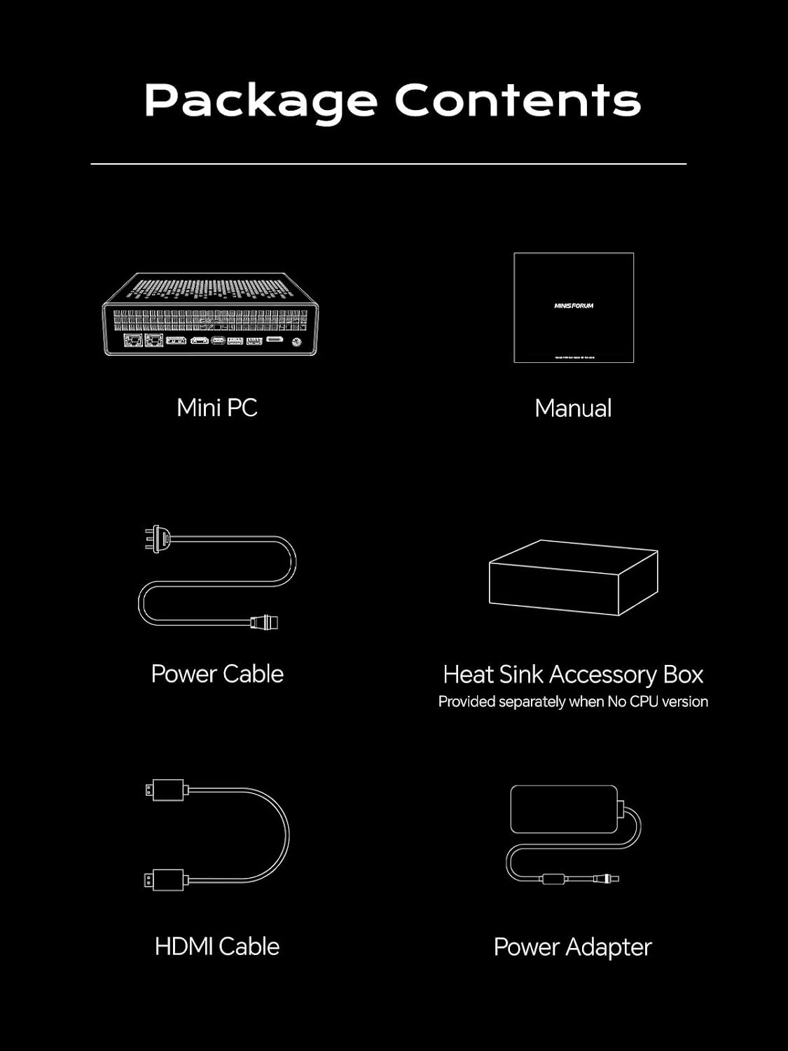 MINISFORUM MS-A1 Mini Workstation AMD Ryzen 9 9950X(16C/32T, up to 5.7GHz) Barebone Without Storage/SSD Mini PC, HDMI/DP/USB-C Triple Outputs, 2x2.5G LAN Port, 4X PCIe SSD Slot, AMD Radeon Graphics