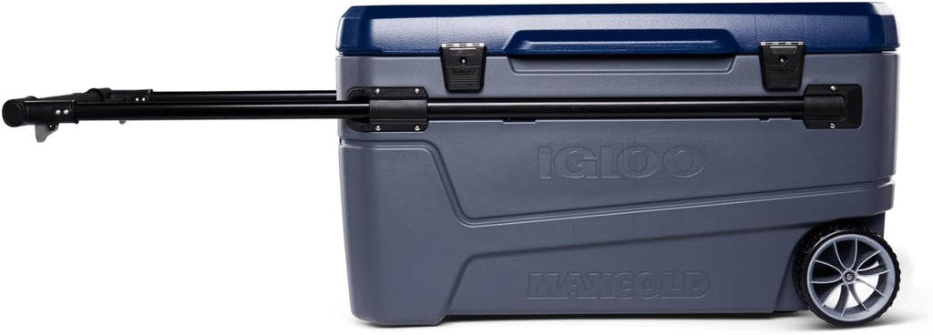 Igloo Maxcold Glide 110Qt Wheeled Cooler | Insulated Hard Shell Ice Chest