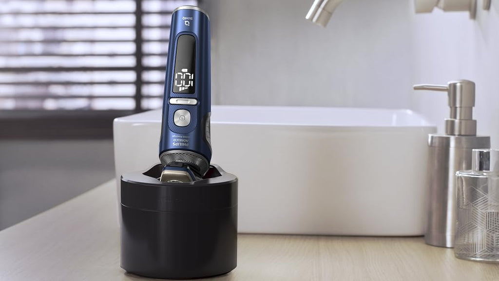 Philips Norelco Home & Away Shave Duo Includes Philips Norelco 9000 Prestige Space Grade Edition (SP9886/89) + Compact Shaver (PQ888/81)