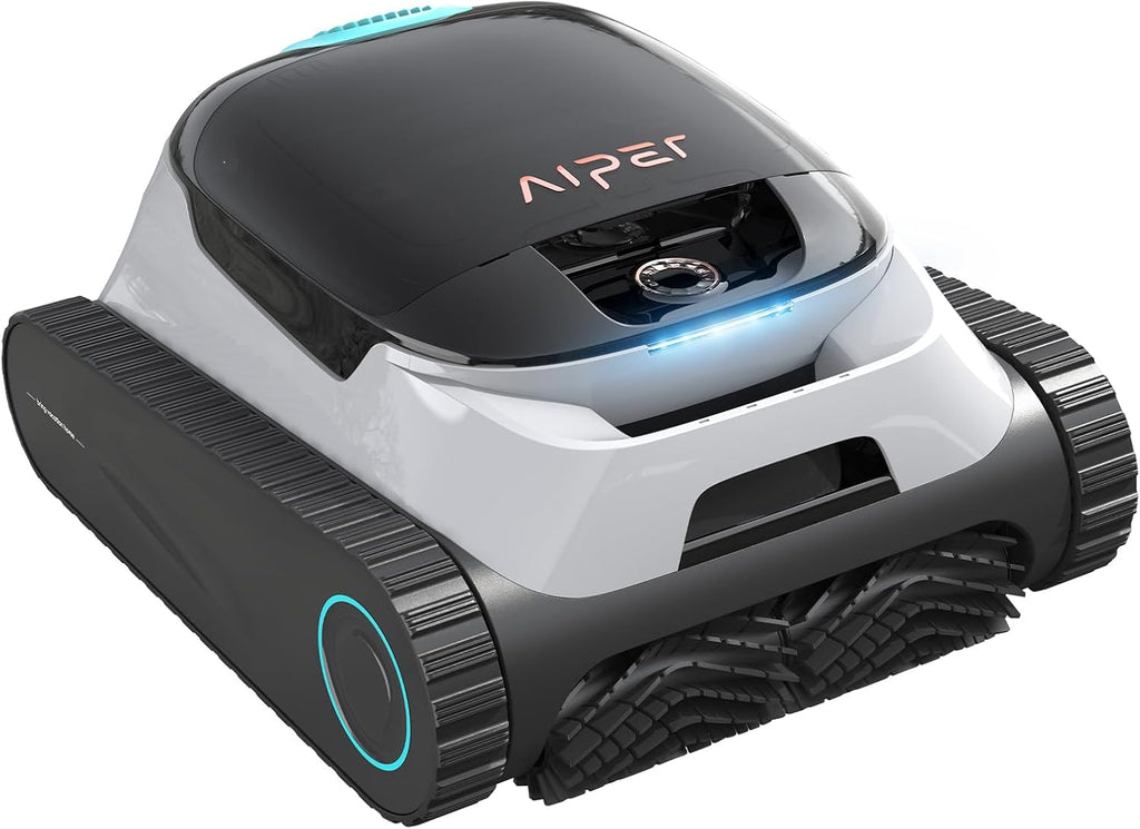 Aiper Scuba S1 Robotic Pool Cleaner, Wall & Waterline Cleaning, Cordless Pool Robot with 4 Modes, Smarter Navigation with High-Precision Sensors（Renewed）