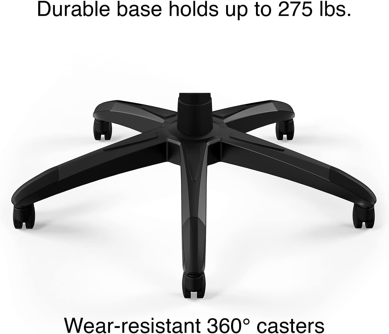 Staples Emerge Vortex Gaming Chair, Ergonomic, Adjustable Height, Swivel, Black, 2-Pack