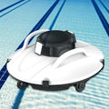 30W Cordless Automatic Pool Cleaner, 90° Climbing Wall Swimming Pool Cleaning Robot, with 180 Mins Running Time, Strong Suction, Dual Motors, with Top Handle