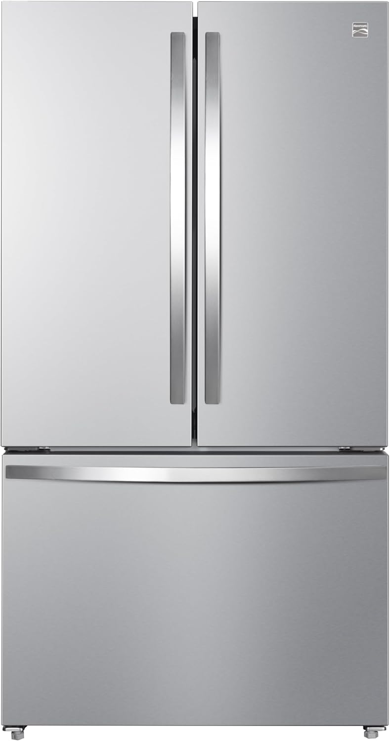 Kenmore 36' French Door Refrigerator with Freezer - Accela Chill, Adjustable Shelving, Humidity Controlled Crispers, ENERGY STAR Certified, 20.3 cu. ft. Capacity, Fingerprint Resistant Stainless Steel