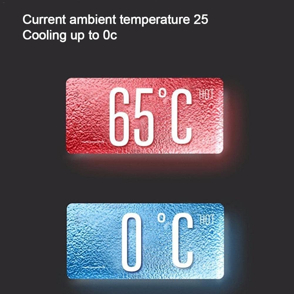 12V Mini Fridge Electric Cooler 6L Liter Use Hot Cold Box Mini Small Refrigerator for Car and Family Outdoor Travel
