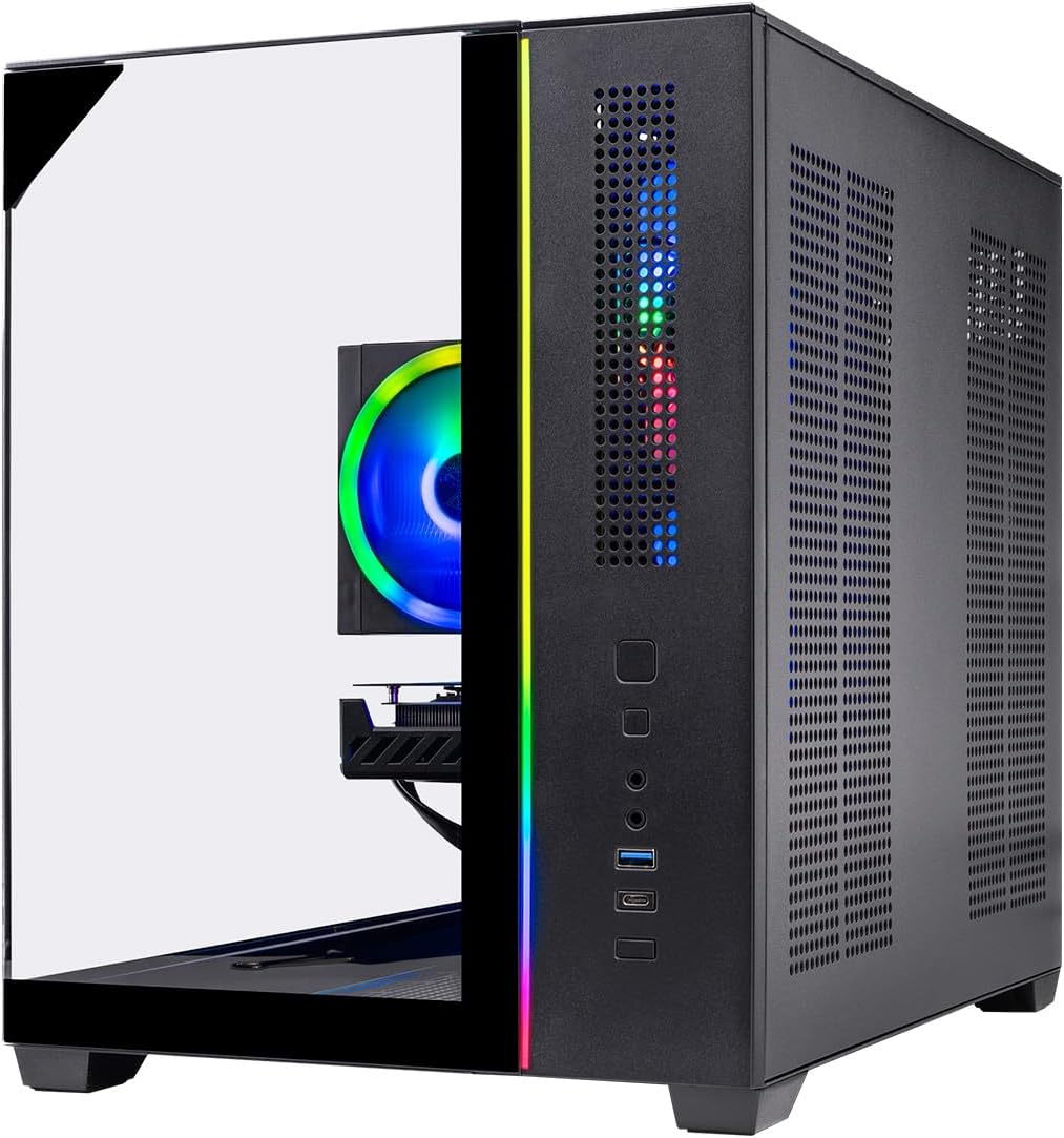 Skytech Gaming Crystal Gaming PC, AMD Ryzen 5 5500 3.6GHz, NVIDIA RTX 5060 Ti 8GB VRAM, 1TB NVMe SSD, 16GB DDR4 RAM 3200, 650W Gold PSU, WI-FI 5, Windows 11, Desktop