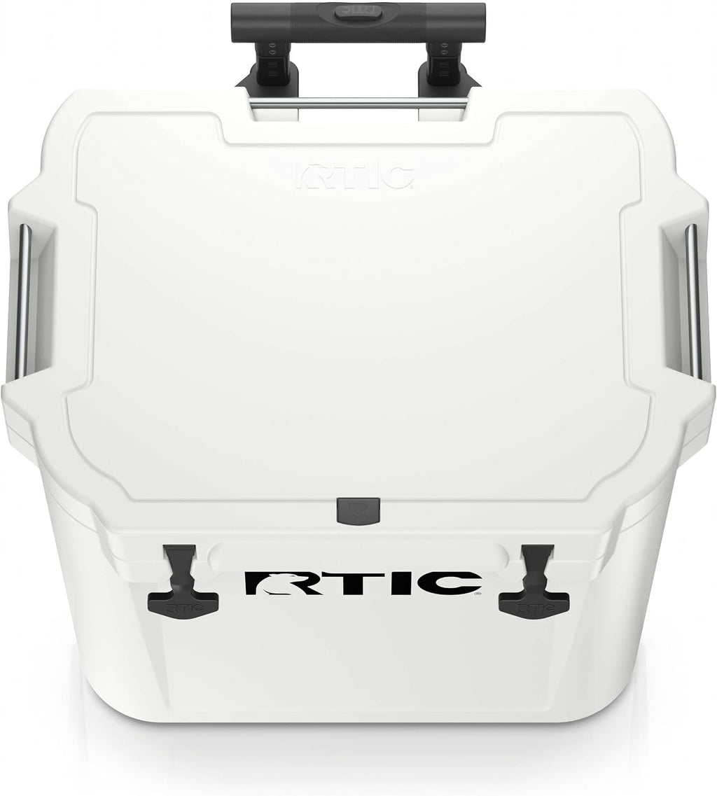RTIC 45 QT Wheeled Ultra-Tough Cooler Hard Insulated Portable Ice Chest Box for Beach, Drink, Beverage, Camping, Picnic, Fishing, Boat, Barbecue, Rotomolded Construction