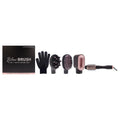 The Beachwaver Co. Blow Brush - Midnight Rose | Versatile Blow-Dry Brush for All Hair Types w/Interchangeable Attachments | 2 Speeds, 4 Heat Settings, and 4 Attachments - One Tool for Endless Looks!