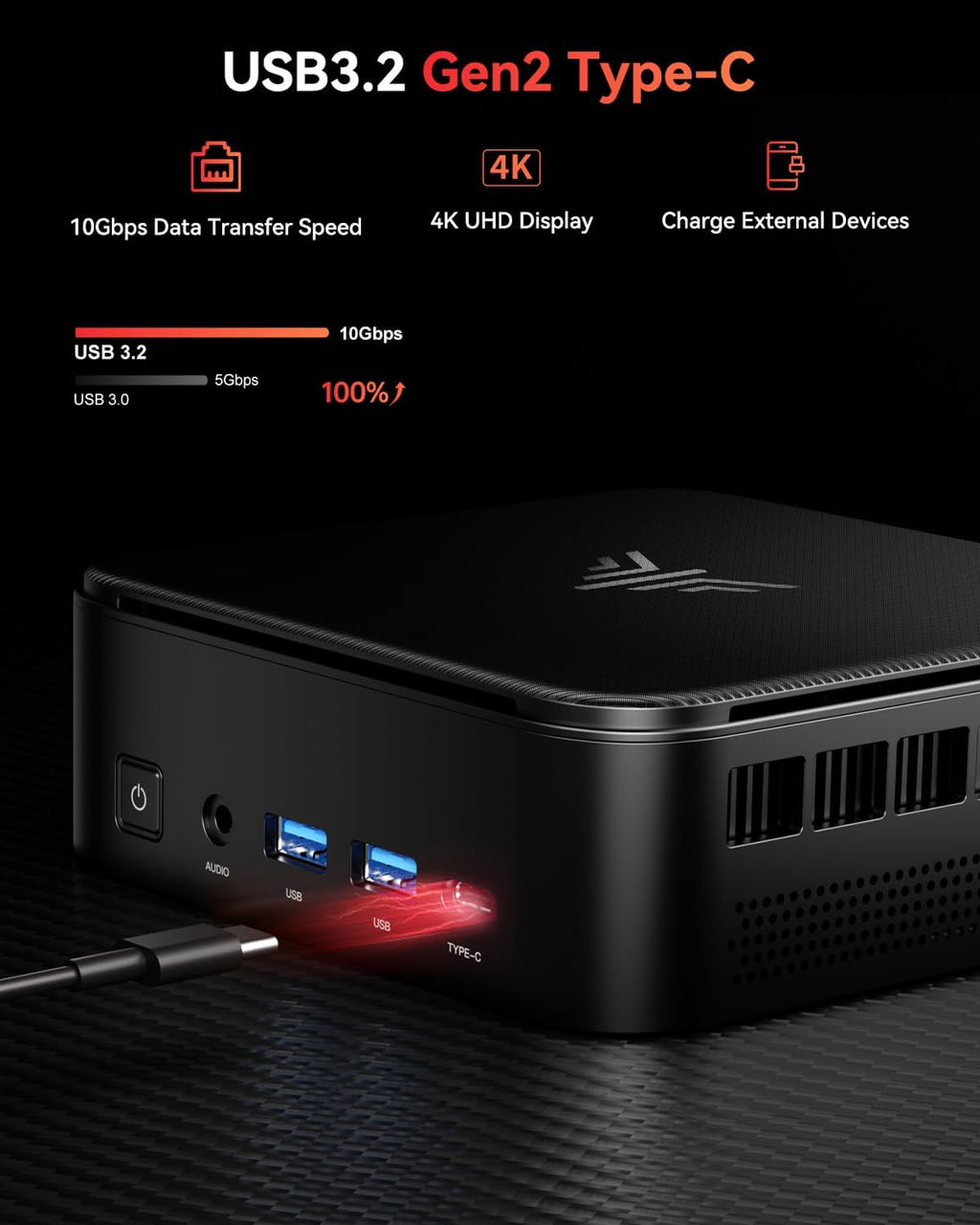 KAMRUI E3B Mini PC, Mini Gaming PC AMD Ryzen 5 7430U 6C/12T, (Beat 5650U,Up to 4.3GHz) Mini Desktop Computer 16GB RAM 512GB SSD，Small Pc Support WiFi 6, BT5.2, Triple Display for Office Home