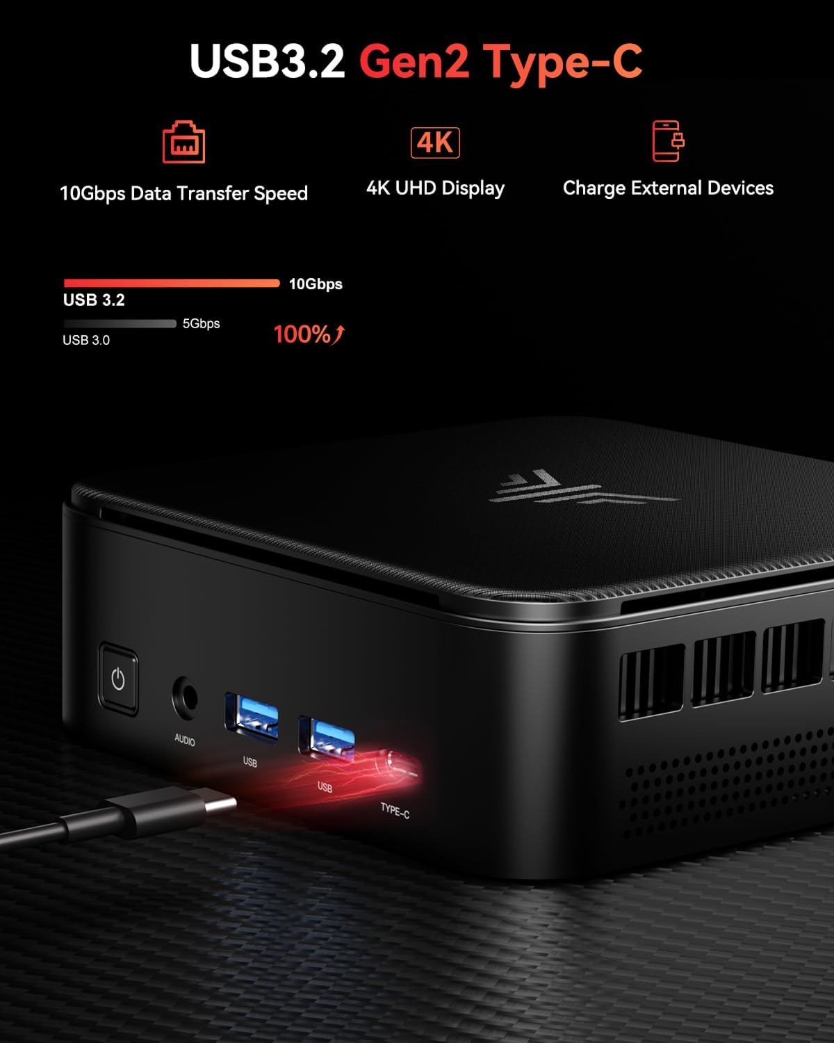 KAMRUI E3B Mini PC, Mini Gaming PC AMD Ryzen 5 7430U 6C/12T, (Beat 5650U,Up to 4.3GHz) Mini Desktop Computer 16GB RAM 512GB SSD，Small Pc Support WiFi 6, BT5.2, Triple Display for Office Home