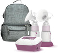 Rumble Tuff Whisper Electric Breast Pump with Classic Collection Kits and Cooler Backpack