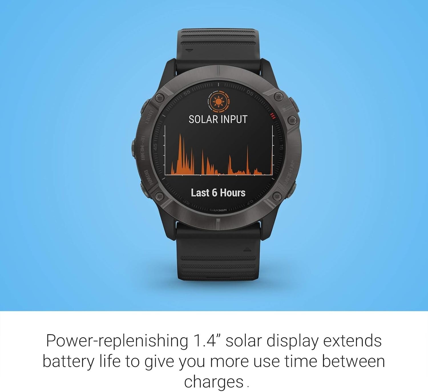Garmin Fenix 6S Pro, Premium Multisport GPS Watch, Smaller-Sized, features Mapping, Music, Grade-Adjusted Pace Guidance and Pulse Ox Sensors, Black (Renewed)
