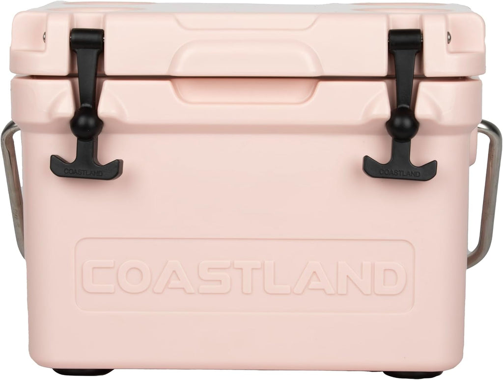 Coastland Bay Series Cooler Premium Everyday Use Insulated Rotomolded Cooler, Small Ice Chest for Tight Spaces, Soccer Games, & Tailgates
