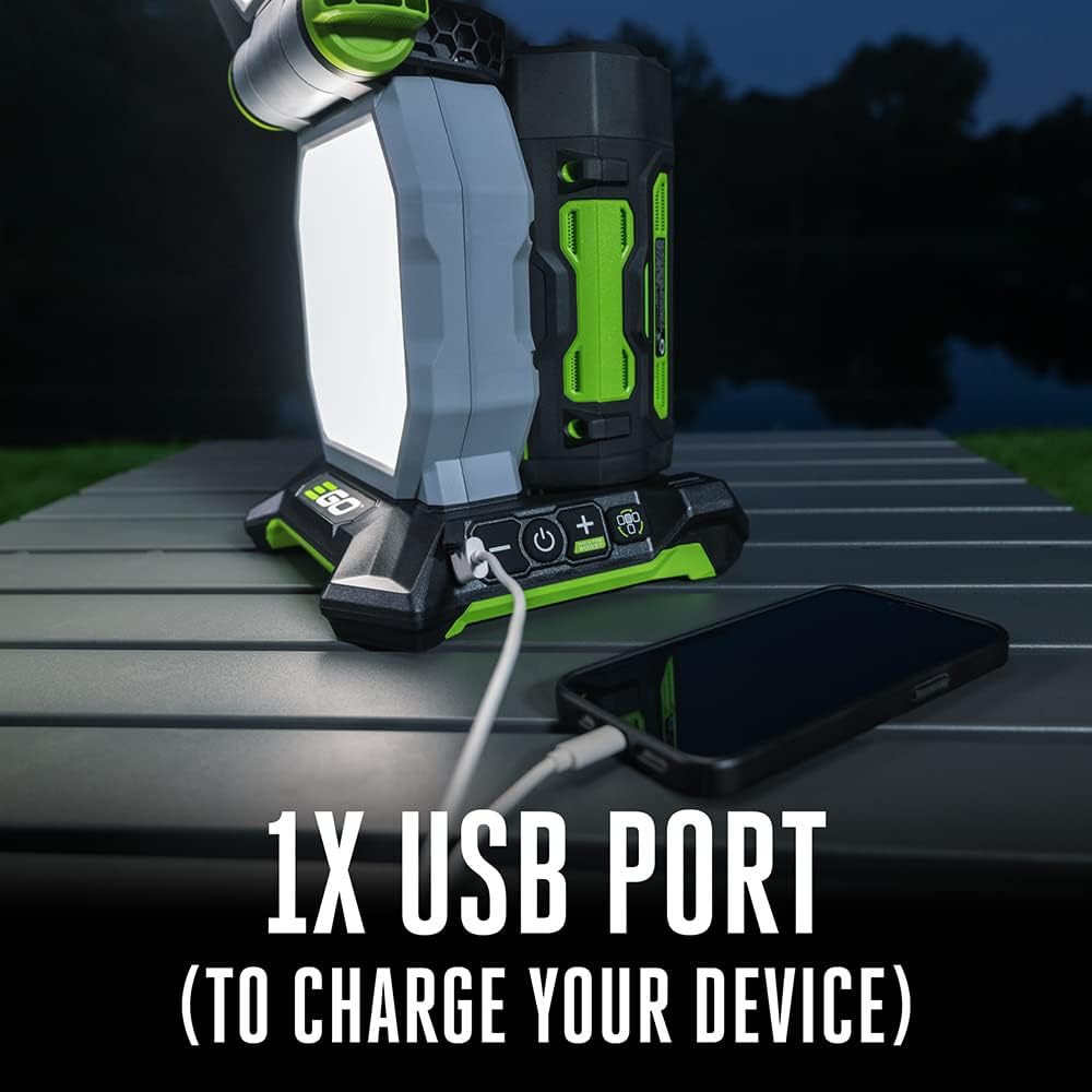 EGO POWER+ Portable Light, Rechargeable, Up to 10,000 Lumens Work Light, Battery and Charger Not Included - LT1000