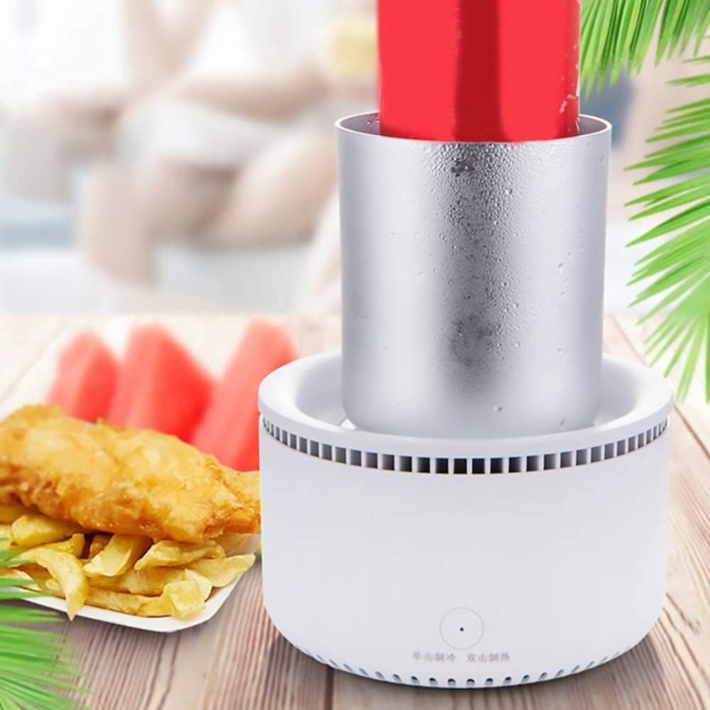 Electric Cooler Portable Heating Cooling Cup Electric Coffee Warmer Beverage Cooling Heating Mug for Warming Heating Coffee Beverage Milk Tea and Hot Chocolate