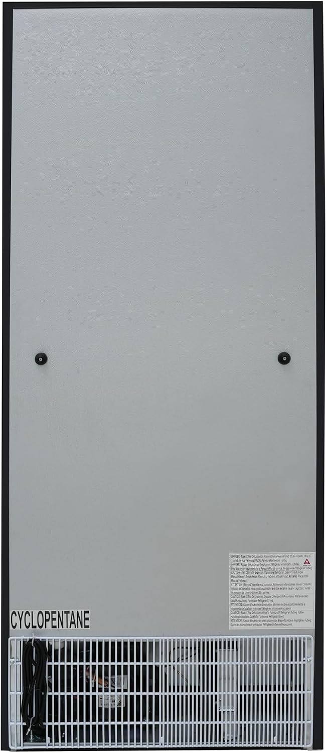 Hamilton Beach 19.2 CU FT Commercial Upright Refrigerator W:30.6' x L:27.4' X H:74.4' (Stainless Steel)