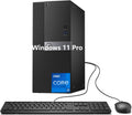 Dell OptiPlex 7040 Mini Tower Desktop PC, Windows 11 Pro, Core i7-6700, 8GB RAM, 256GB SSD, Keyboard & Mouse (Renewed)