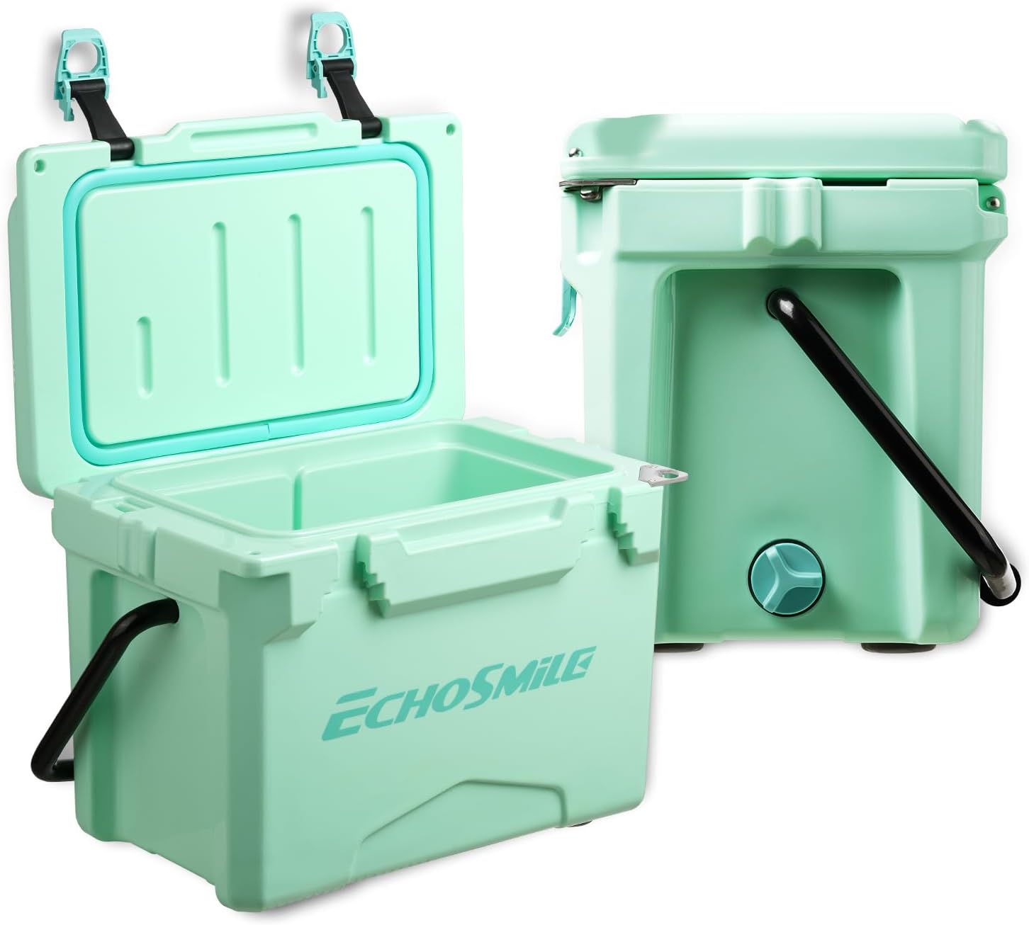 EchoSmile 12/18/25 Quart Rotomolded Cooler, Built to Stand up to The Rigors of The Journey