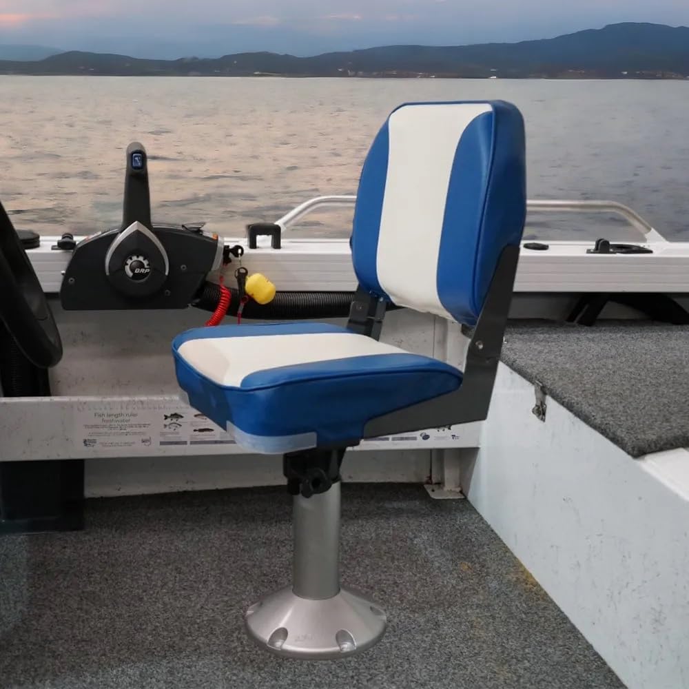 Oceansouth Deluxe Grey/White Folding Boat Seats X 2 fishing folding chair accessories kayak boat seats seat covers back pack canoe paddle board waterproof cushions boating swivel chairs jon bench