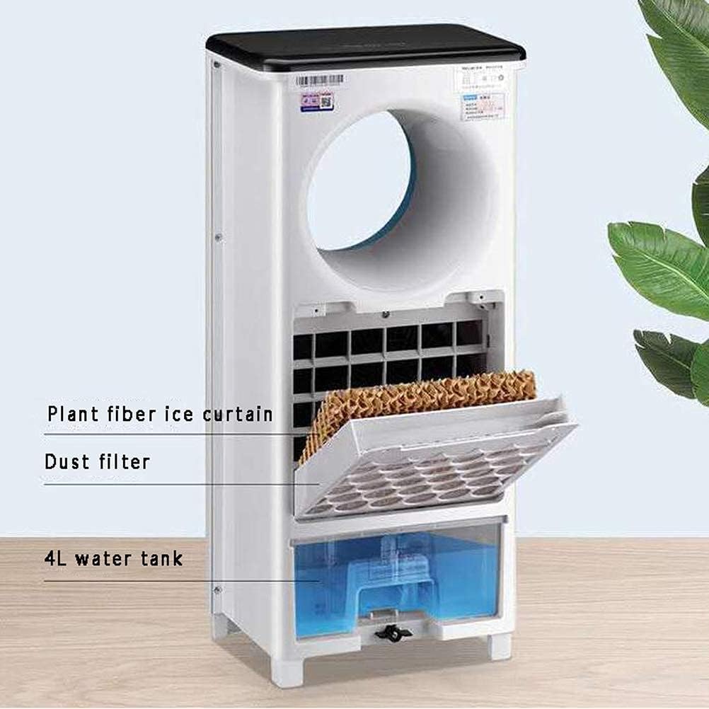 Air Cooler for Home Office Evaporative Coolers 80W Portable Bladeless Air Cooler Electric Fan Humidifier with Remote Control LCD Display 3 Modes Air Conditioner for Indoor Home Office Do