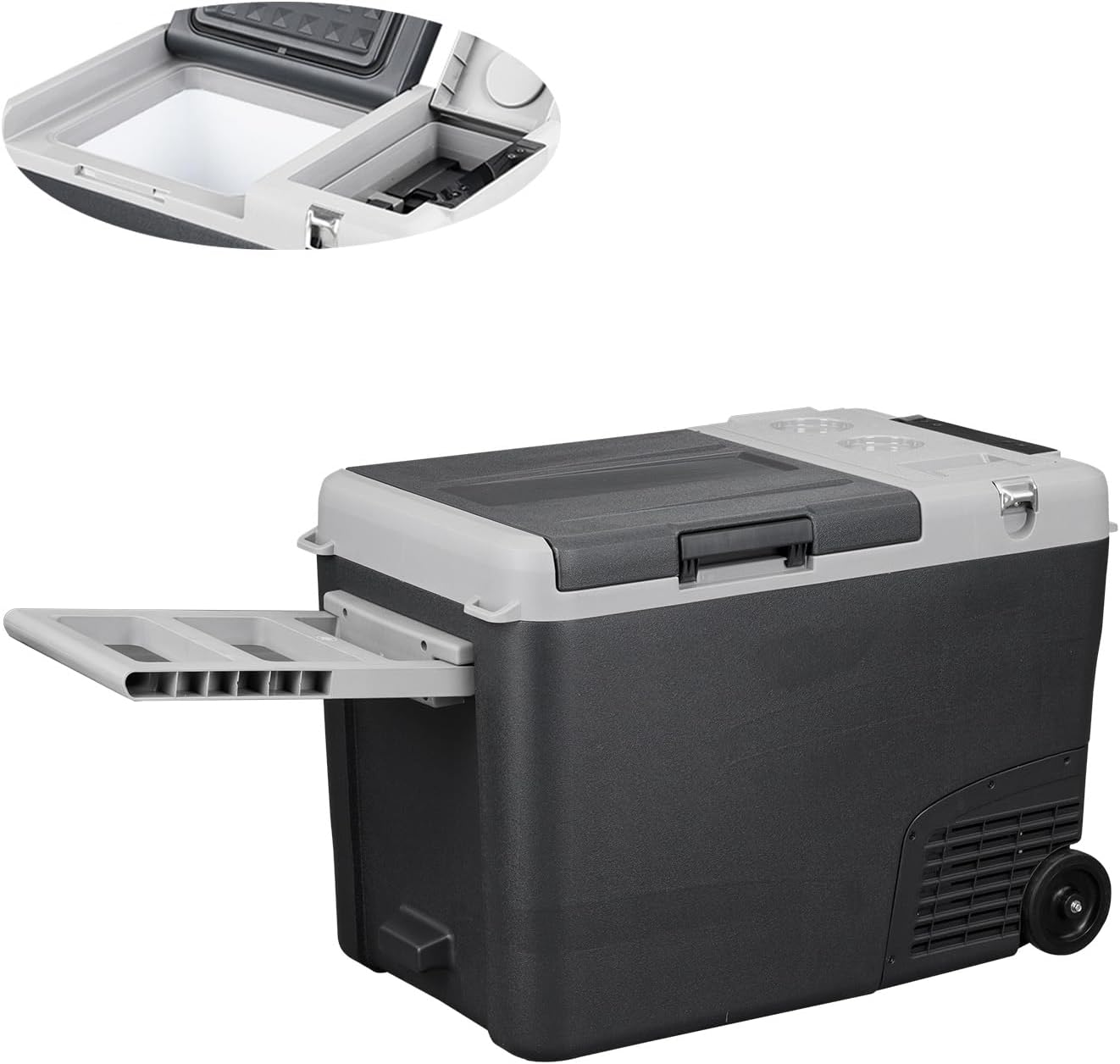 Alpicool MT35 Portable Fridge 12 Volt Car Refrigerator 34 Quart Freezer for Fishing, Camping, RV, Truck, Boat-12/24V DC