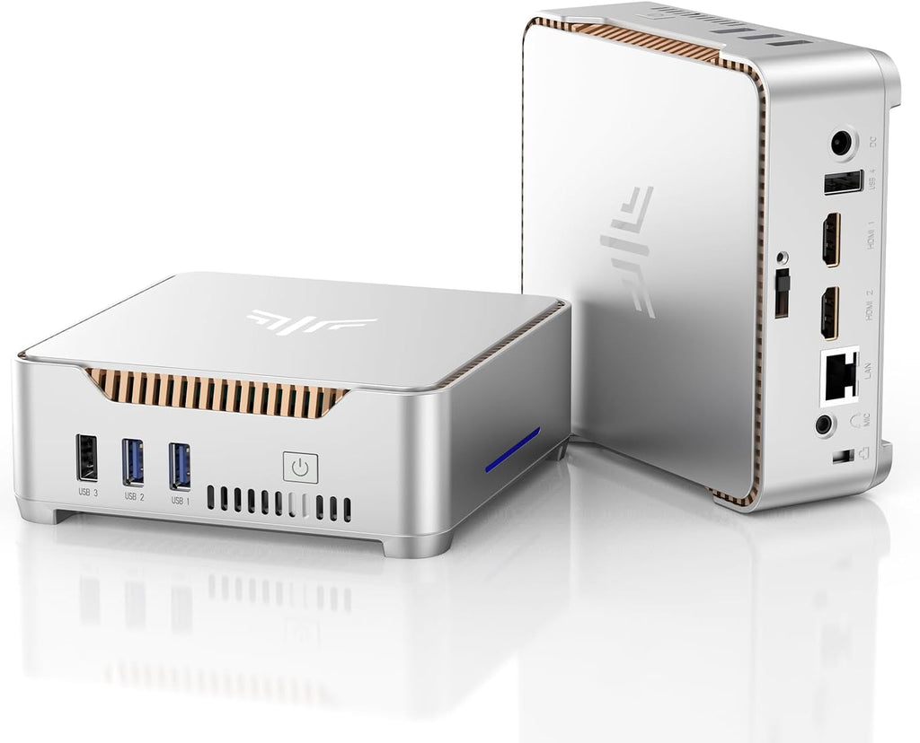 KAMRUI GK3PLUS Mini PC 16GB RAM 512GB SSD, 12th Gen Alder Lake-N95 (up to 3.4GHz) Mini Desktop Computer, Support Triple 4K Display, USB-C, WiFi, Bluetooth, Ethernet, for Business, Education, Home