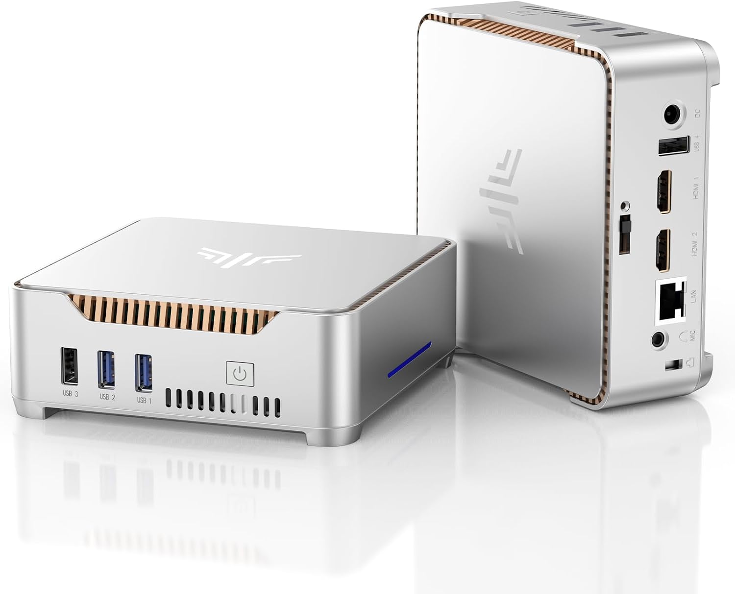 KAMRUI GK3PLUS Mini PC 16GB RAM 512GB SSD, 12th Gen Alder Lake-N95 (up to 3.4GHz) Mini Desktop Computer, Support Triple 4K Display, USB-C, WiFi, Bluetooth, Ethernet, for Business, Education, Home