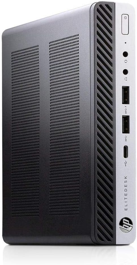 HP Elitedesk 800 G3 High Performance Mini Desktop PC with Core i7-6700 3.4GHz-4.0GHz Processor, 8GB DDR4 RAM, 256GB SSD, USB WiFi+BT, Keyboard and Mouse, Windows 11 Pro (Renewed)