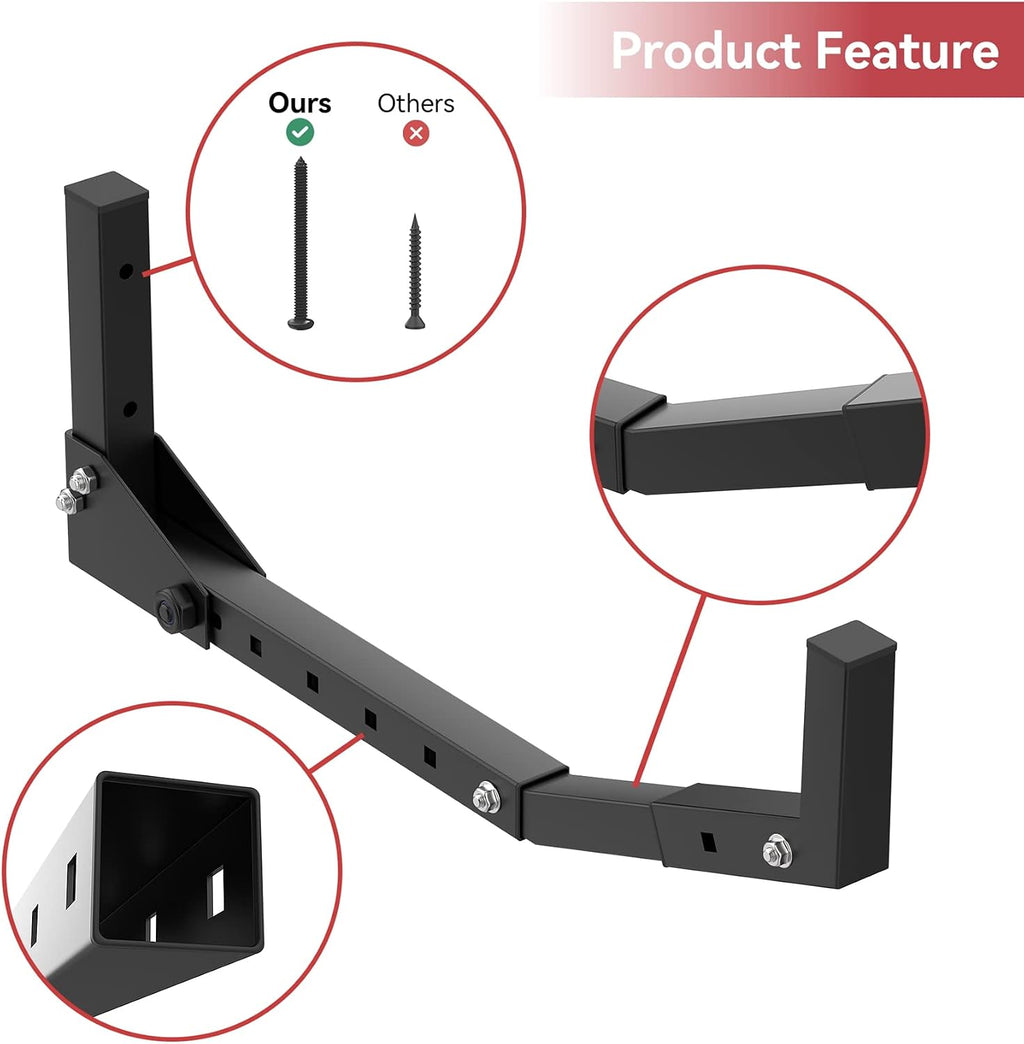 TORACK Kayak Storage Rack, Wall Mount Kayak Hooks for Garage Utility Storage Hangers for Kayak, Surfboard, Skiis, Snowboard, Paddle Board(Pack of 4)