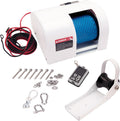 Electric Anchor Winch,Boat Anchor Wench 12V Marine Saltwater Anchor Windlass Kit with Wireless Remote Control Anchors Up to 25 LBS