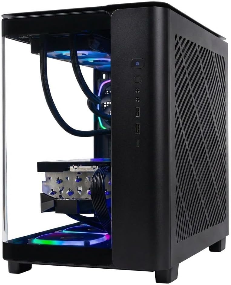 Skytech Gaming King 95 Gaming PC, AMD Ryzen 7 9800X3D 4.7GHz, NVIDIA RTX 5070 Ti 16GB VRAM, 1TB Gen4 NVMe SSD, 24GB DDR5 RAM 6000, 850W Gold ATX 3 PSU, 360 ARGB AIO, WI-FI 5, Windows 11, Desktop