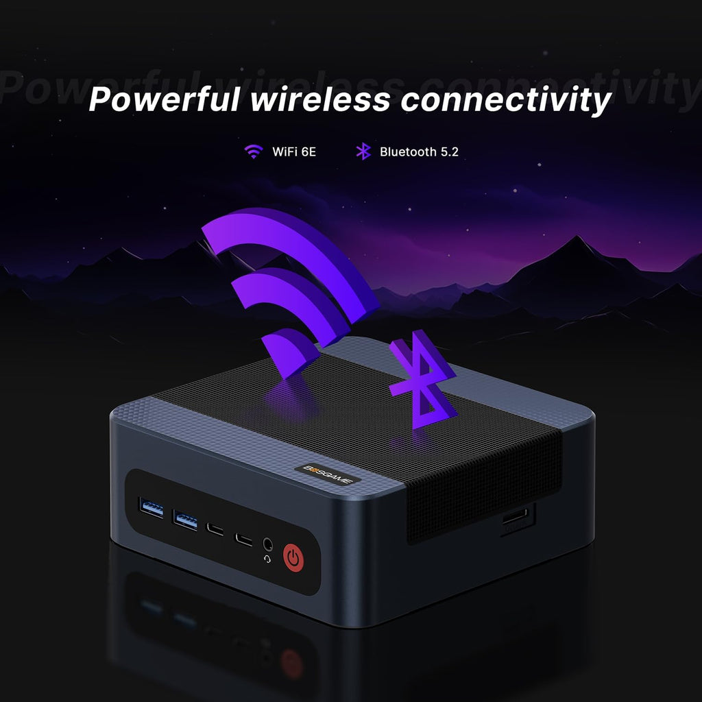 BOSGAME M4 Oculink Mini PC Ryzen 7 7840HS, 8K 60Hz USB4 Radeon 780M GPU Gaming Computers, 11 Pro-OS Desktop PC, 32GB DDR5 RAM, 1TB PCIe 4.0 NVMe 2280 SSD, Wi-Fi6, BT 5.2