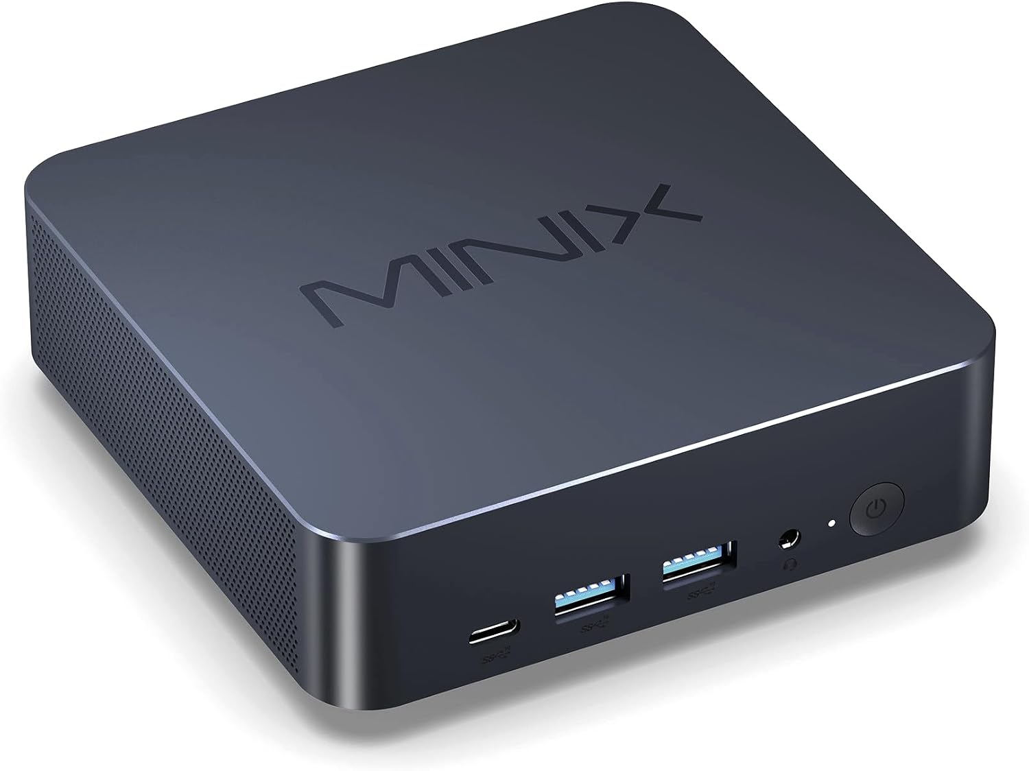 MINIX NGC N512 (1TB) Mini PC Windows 11 Pro, Intel i5-12600H 1TB M.2 PCIe 4.0 x 4 SSD 16GB DDR5 Micro Desktop Computer Quad Display/TB4 8K /2xHDMI/USB-C/Dual Lan for Business Home Office Multi-Tasking