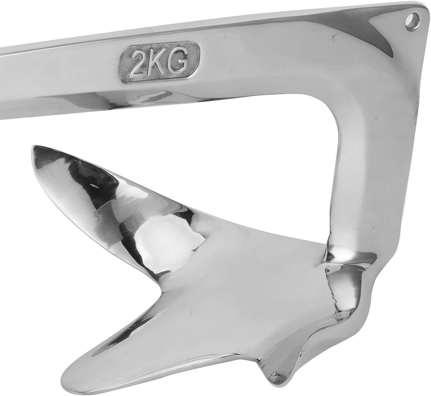 Ymiko 316 Stainless Steel Claw Boat Anchor Boats from 1522 ft Marine Accessories, Premium 4.4 lbs 2 kg Anchor Accessories for Fishing Kayaks, Canoe, Jet Ski, Paddle Board and Small
