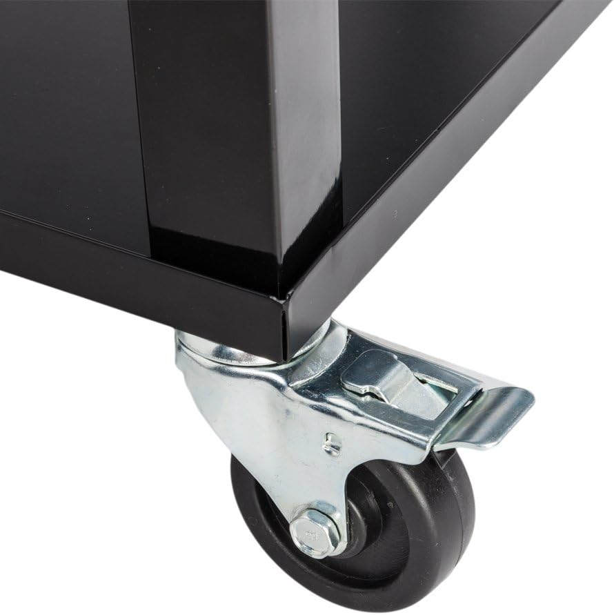80 Quart Rolling Cooler Cart with Shelf and Bottle Opener for Patio Party
