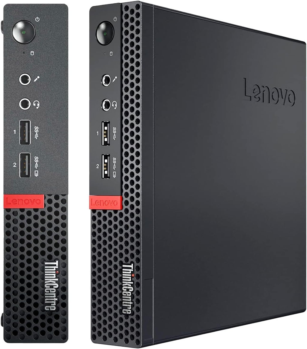 Lenovo ThinkCentre M910q Desktop Mini PC, Core i5-6500T, 8GB DDR4 RAM, 256GB SSD, WiFi, Wired Keyboard and Mouse, Windows 11 Pro (Renewed)