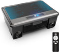 Solar Powered Pool Skimmer Fully Automatic Smart Water Surface Cleaning Robot 12-Hour Battery Life Obstacle Avoidance Durable Dual Comprehensive Cleaning