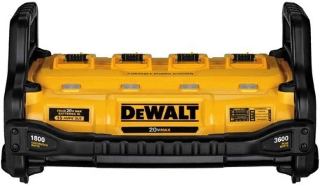 DEWALT DCB1800B Portable Power Station With 4 DCB205 20V MAX XR 5.0Ah Batteries