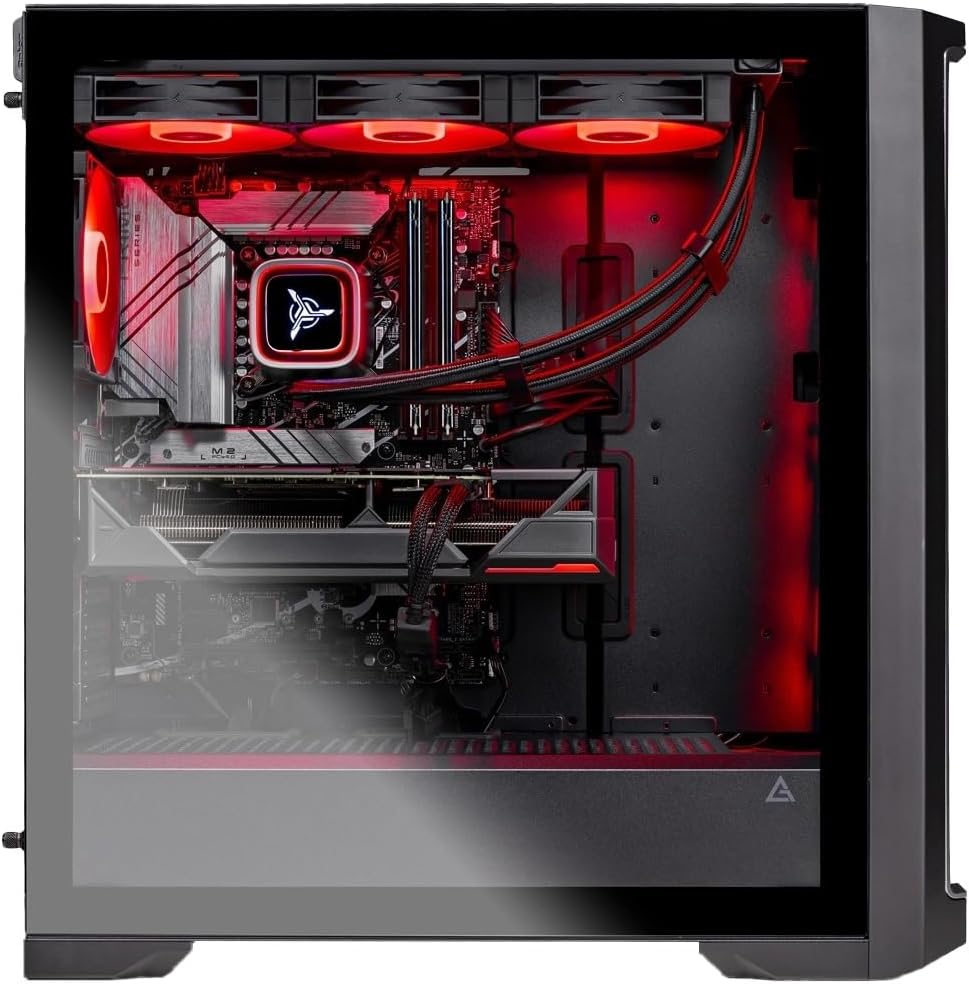 Skytech Gaming Legacy 4 Gaming PC, AMD Ryzen 7 9800X3D 4.7GHz, NVIDIA RTX 5070 Ti 16GB VRAM, X670 Board, 2TB Gen4 NVMe SSD, 32GB DDR5 RAM 5600, 850W Gold ATX 3 PSU, 360 ARGB AIO, WI-FI 5, Windows 11