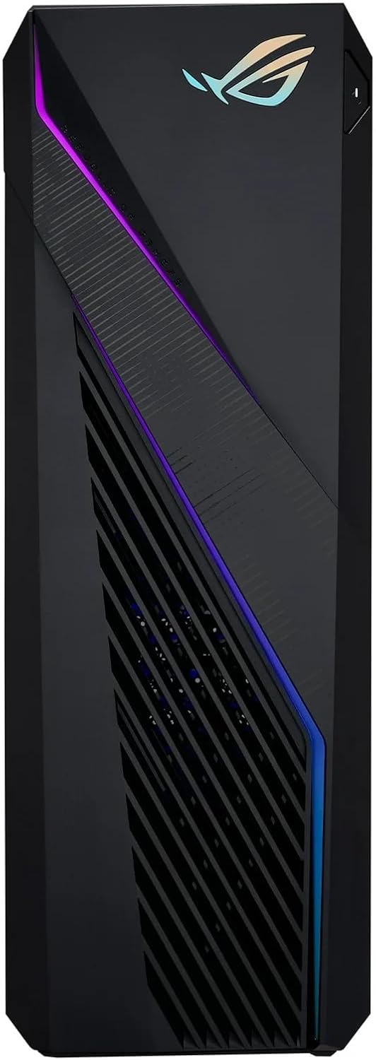 ASUS ROG G16CH Gaming Desktop - Intel i7-13700KF Up to 5.4 GHz(16-Core,24-Thread), NVIDIA GeForce RTX 4070 Dual GPU, Win 11 Pro, MS Office Lifetime, HDMI (32GB RAM, 2TB SSD, 2TB HDD)