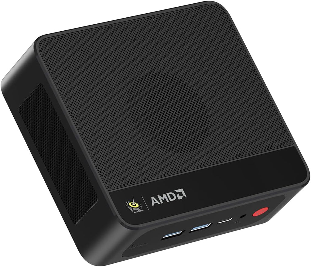 Beelink Mini PC SER5 MAX with AMD Ryzen 7 7735HS, 24GB LPDDR5 1TB NVMe M.2 SSD, DP/HDMI/Type-c Triple Display Output,WiFi6, BT5.2, 2.5G LAN, W-11 Mini Computer