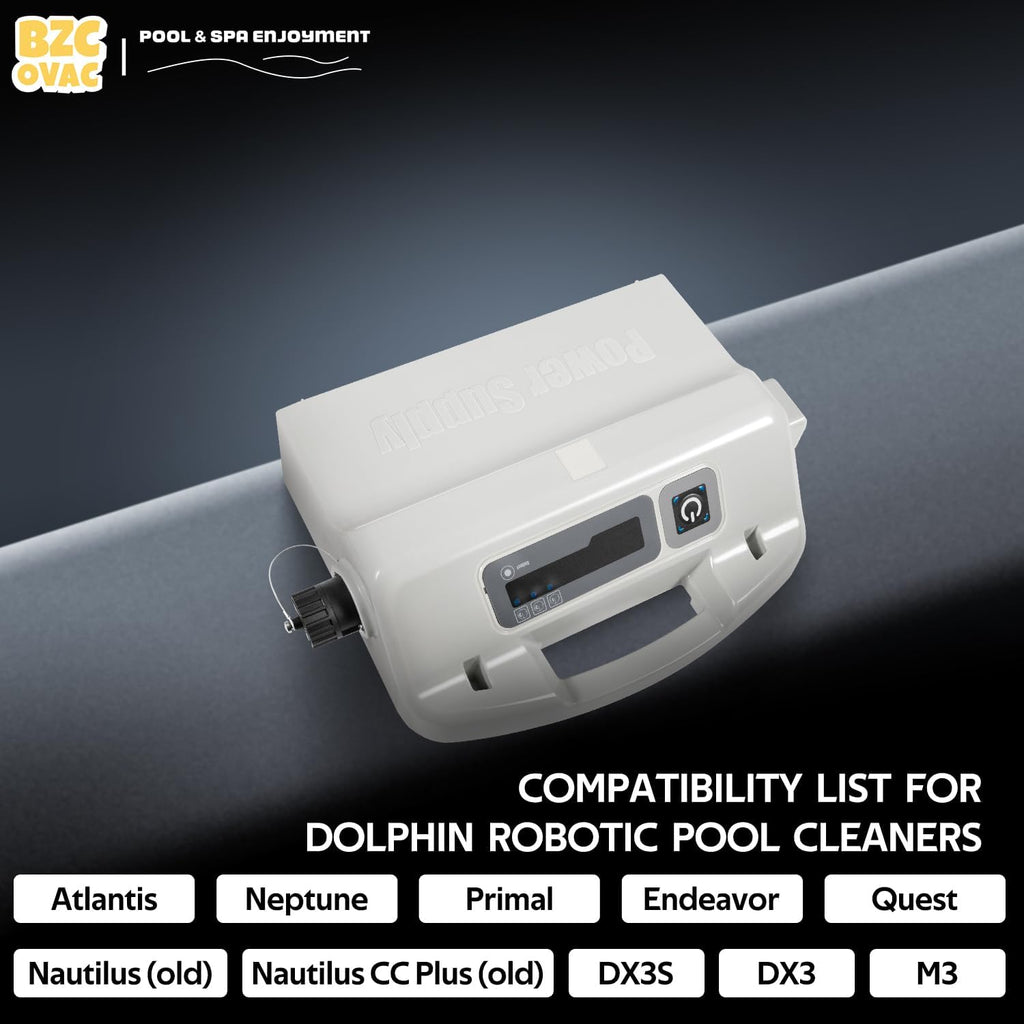 9995672-US-ASSY Advanced Diagnostic Power Supply, 180W with Weekly Timer for Maytronics Dolphin Pool Cleaners - Includes 5898412LF Power Cord to Robot