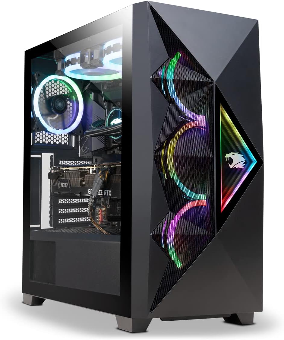 iBUYPOWER Pro Gaming PC Computer Desktop Stealth 263i (Intel i7-12700KF 3.6GHz, GeForce RTX 3070 Ti 8GB, 32GB DDR5 RAM, 1TB NVMe SSD + 1 TB HDD, WiFi Ready, Windows 11 Home)