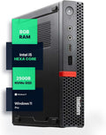 Lenovo M720Q ThinkCentre Mini PC | Windows 11 Pro | Intel i5-8400T | 8GB RAM + 250GB NVME | 5G WiFi + BT | Home or Office Micro Desktop Computer (Renewed)