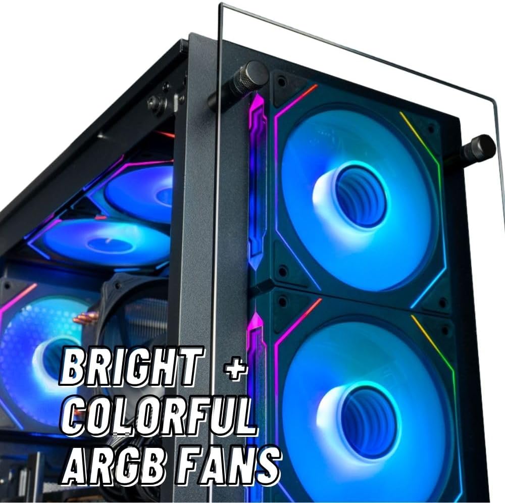 Stratos Micro RTX 5080, 24-Core i9-14900KF, 64GB DDR5 RAM, 2TB Gen4 NVMe SSD, Gaming Desktop PC w/Windows 11 Pro, 3-Year Warranty, RGB Keyboard+Mouse, Internal Wi-Fi 6E, 3X DP & HDMI